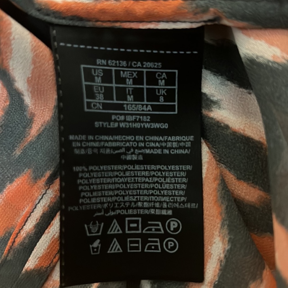 Open Back Sheer Guess Button Down - image 5